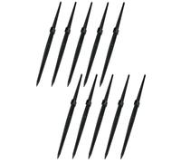 SHILIU-- C51626 - Lot de 10 piquets 40cm pour tuyau micro-irrigation et micro-asperseur - ouverture 24x10mm - piquet d'ancrage/supp[