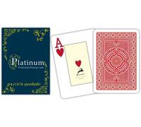 Shiliu-Cartes À Jouer De Poker Platinum Acetate Rouge[1817]