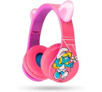 SHILIU-Casque Bluetooth pour Enfant, Les Schtroumpfs Casque Audio Sans fil pour Enfants, Casque ste¿re¿o avec Microphone et 85/94DB[