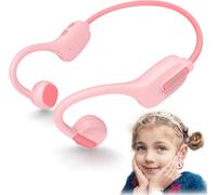 SHILIU-Casque pour Enfant, Écouteurs Open Ear sans Fil Bluetooth 5.3, IPX5 Casque Enfant à Conduction Osseuse avec Mic pour École, [