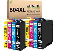 SHILIU-COMETE, Marque Française - 604XL - 8 Cartouches d'encre Compatibles Epson 604 XL Ananas - pour Epson Expression Home XP-2200[