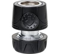 SHILIU-Connecteur rapide Metal Soft pour tuyaux d'arrosage 1/2 (12,5mm) - 5/8"" (15mm), Connecteur au raccord universel, Installatio[