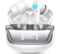 SHILIU-Ecouteurs Bluetooth sans Fil, Écouteur sans Fil Bluetooth 5.4 avec HiFi Stéréo Basses Casque, Temps d'appel 48H, 4 ENC Appel[