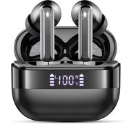 SHILIU-Ecouteurs Bluetooth sans Fil, Écouteurs sans Fil 5.4, Casque Bluetooth HiFi Stéréo, 4HD ENC Antibruit Mic, 48H Oreillette av[