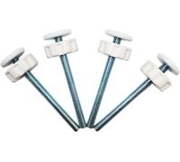 Shiliu-Extra Longues Filetées De Broche Tiges Pression M10 (10mm) Pour Barrière De Sécurité Pour Bébés Et Animaux De Compagnie - Pa[