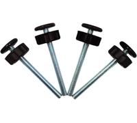Shiliu-Extra Longues Filetées De Broche Tiges Pression M10 (10mm) Pour Barrière De Sécurité Pour Bébés Et Animaux De Compagnie - Pa[