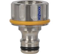 SHILIU-HOZELOCK - Connecteur de robinet extérieur Pro Metal ø 21 mm (pour robinets avec filetage BSP 1/2 pouce) Pour robinets d'ext[