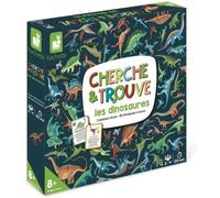 Shiliu-Janod - Jeu Cherche Et Trouve Les Dinosaures - Jeu De Société Enfant - Jeu Collaboratif Ou Compétitif - Jeu Pédagogique - Dè[