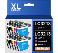 SHILIU-LC3213 XL LC-3213XL Cartouches d'encre de Rechange pour Brother LC-3213 LC3213 pour Brother MFC-J491DW MFC-J497DW DCP-J572dw[