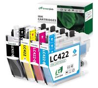SHILIU-LC422 Cartouche d'encre Compatible pour Cartouche Brother LC422 LC422XL LC-422XL LC-422XLVAL Pack pour Brother MFC-J5340DW M[