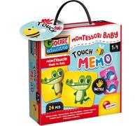 Shiliu-Lisciani - Montessori Baby - Touch Memo - 24 Pièces Au Toucher Rugueux - Jeu Educatif Pour Enfants De 1 A 4 Ans - Développem[