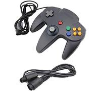 Shiliu-Manette Noire Pour Nintendo 64 N64 Joystick Noir Gamepad + Rallonge Extansion Manette De Jeu[301]
