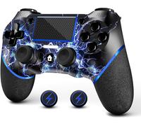 Shiliu-Manette Sans Fil Pour Ps4, Manette De Jeu Pour Ps4 Avec Double Vibration, Pavé Tactile, Prise Casque Stéréo, Contrôle De Mou[