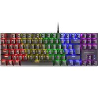 SHILIU-MARS GAMING MK80 Noir, Clavier Gaming Mécanique TKL FRGB, Antighosting, Switch Mécanique Bleu, Langue Français[603]