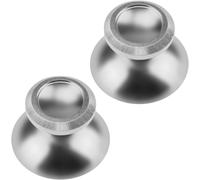 Shiliu-Metal Aluminum Thumbsticks Thumb Grip Stick For Ps4 Ps3 Ps2 Xbox 360 Xbox One Game System Controller 2 In 1 (Sliver) By[409]