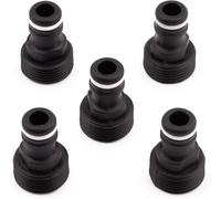 SHILIU-Mivos Lot de 5 raccords de robinet pour robinets avec filetage intérieur BSP 3/4"" (24,1 mm) - Raccord de robinet avec raccor[