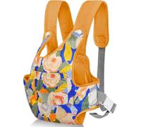 Shiliu-Porte Bébé Poupée,Sac À Dos Porte-Bébé Accessoire Pour Poupée Pour Poupée De 14-18 Pouces-Orange (Poupée Non Incluse)[179]