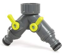 SHILIU-REHAU Répartiteur 2 Voies, Connexion simultanée de Deux appareils, Deux Sorties réglables, Distributeur d'eau à 2 Voies pour[