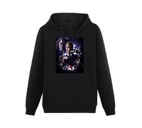 SHILIU YARD American Psycho Men's Hoodies Unisex Black Cotton Print Pullover Sweatshirts XXL
