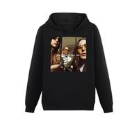 SHILIU YARD Haim Something to Tell You Men's Hoodies Unisex Black Cotton Print Pullover Sweatshirts XL
