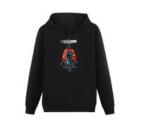 SHILIU YARD The Acacia Strain Men's Hoodies Unisex Black Cotton Print Pullover Sweatshirts S