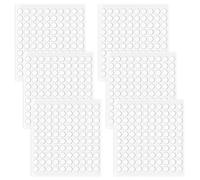 SHILIUZHI Lot de 600 pastilles adhésives double face - Mastic rond - Étanche - Ruban adhésif double face transparent - Pas de traces - Pour décoration de festival
