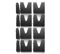 SHILONGBAIHUO 1 Lot Organisateur de Coffre Support de Fixation pour Jaecoo J5 Ice 2025 to Present, Cale Bagages Barrière de Chargement Plastique Noir Robuste,2 sets