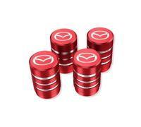 SHILONGBAIHUO 4 Pieces Bouchon Valve Pneu Voiture, Bouchon de Valve pour Mazda MX-5 ND 2015-2023, Bouchons de Valve de Pneu Voiture de Valve Protection Accessoire,B