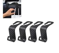 SHILONGBAIHUO 4 Pièces Crochet Voiture pour Peugeot 2008 P24 GT 2020-2023 2024, Crochets Dossier de Siège de Voiture, Crochets pour Appuie Tete Voiture, Car Accessories