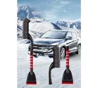 SHILONGBAIHUO Brosse à Neige pour Voiture pour Ford Transit 2019-2025, Dégivreur, Grattoir à Glace, Outil de Déneigement, Grattoir Glace Voiture, Gratte Pare Brise,Red