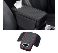 SHILONGBAIHUO Coussin de Console Centrale de Voiture pour Xpeng G6 2024 2025 2026, avec Poche Latérale et Boîte à Mouchoirs, Couverture Couvercle de Boîte D'accoudoir,A