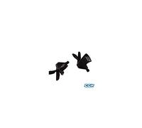 SHIM S23515 Paire de manettes Mixte Adulte, Noir