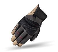 SHIMA AIR 2.0 Gants Moto Homologué Homme Cuir Courts Ete Ventilé Protecteur Perforé Gant Protecion Norme Touchscreen Sport Ventilation Scooter Trotinette Motocyclette (Hommes, Marron, L)