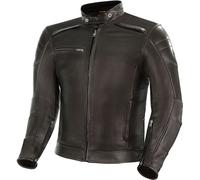 SHIMA Blake Veste en cuir de moto, brun, taille M pour homme