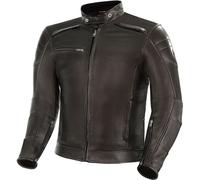 SHIMA Blake Veste en cuir de moto, Marron, Taille L