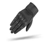 Shima Gants moto Bullet – Cuir homologué, longs ventilés, tactile – Femmes Noir XS