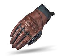 SHIMA CALIBER LADY Gants Moto Femme - Gants Classiques, Renforcées, D'été, Vintage et Cuir avec Protection Articulations et Doigts, Absorbeurs D'chocs Poignet (Marron, S)