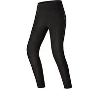 SHIMA CRUZ 2.0 Leggins Moto Femme - Pantalons Respirant, Élastique, Coupe Slim avec Couche de DuraQL, Protection Slim Fit, CE Genoux et Hanches (Noir, XS)