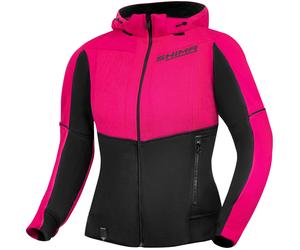 SHIMA Daybreaker Sweat à capuche zippé moto pour dames, rose/noir, Taille S