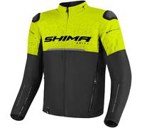 SHIMA Drift Blouson textile de moto, noir-jaune, taille 2XL pour homme