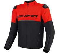 SHIMA Drift Blouson textile de moto, noir/rouge, Taille 4XL
