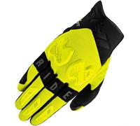 SHIMA Drift Gants de moto, noir-jaune, taille M pour homme