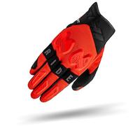 SHIMA Drift GLV Gants Moto Homologué Homme Cuir Longues Ete Ventilé Protecteur Perforé Gant Protecion Norme Touchscreen Sport Ventilation Scooter Trotinette Motocyclette (Hommes, Rouge, S)