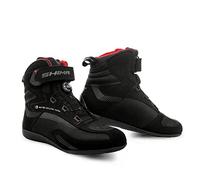 SHIMA EXO Vented Lady, Bottes de Moto Femmes | Renforcées, Chaussueres de Motard avec Système de Fermeture ATOP, Support de Cheville, Semelle Antidérapante (Noir, 36)