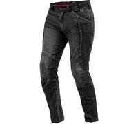 SHIMA Ghost Jeans Moto Homme - Ventilés Élastiques Biker Pantalon Hommes Coupe Slim avec Renforts en Kevlar, Protection CE Genoux (Noir, 36)