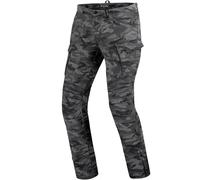 SHIMA Giro 2.0 Pantalon Moto Homme - Biker Pantalon Cargo Hommes, Renforcé, Coupe Régulière Hommes avec Couche de DuraQL, Protection Genoux et Hanches, Poches Latérales (Camo, 32 Long)