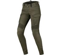 SHIMA Giro 2.0 Pantalon textile de moto pour dames, vert-brun, taille 24 pour femmes