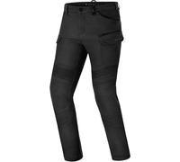 SHIMA Giro Pantalon Moto Homme Homologué Genouillères Airforce Pantalon De Moto Armure Textile Protection Ajustable Genoux Renforcé Airflow Grande Taille Elastique (Hommes, Noir, 40/32)