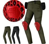 SHIMA Giro 3.0 Pantalon textile de moto pour dames, vert, taille 24 32 pour femmes