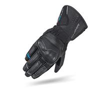 SHIMA GT-2 Gants Moto Homme Homologué Cuir Longues Ete Ventilé Etanche Protecteur Perforé Gant Protecion Norme Sport Ventilation Scooter Trotinette Motocyclette (Hommes, Noir - Imperméable, L)